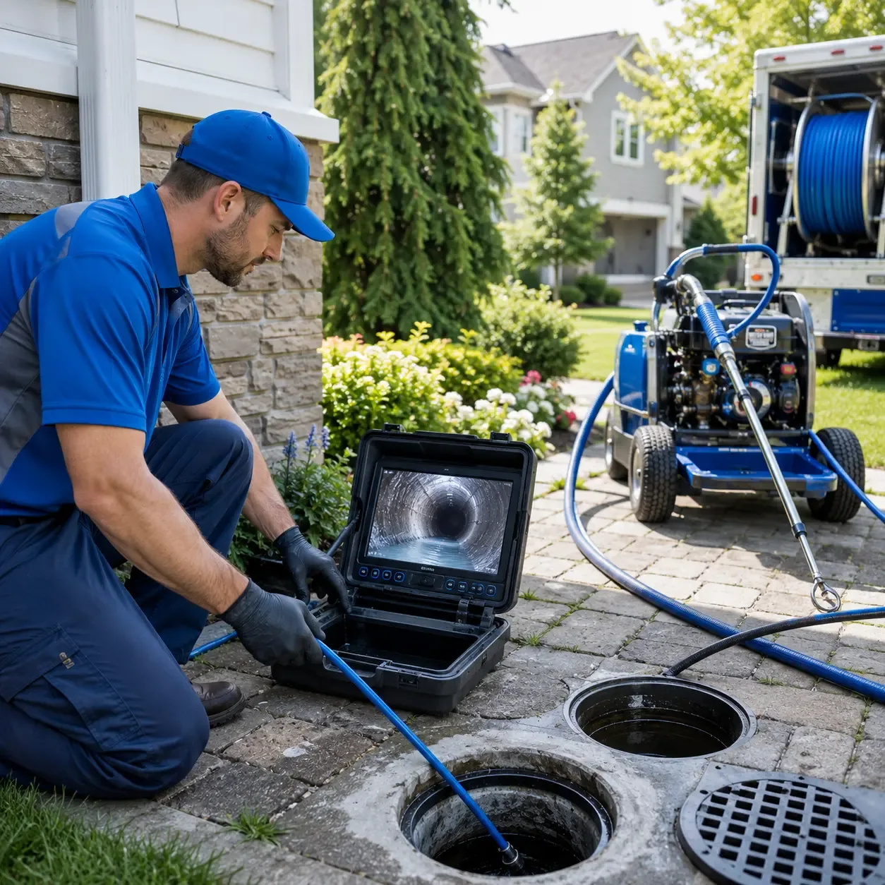 Outdoor drain cleaning professionals serving The Plains, VA
